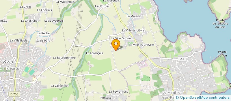 localisation de l'entreprise MONSIEUR STEPHANE DAULT  PLEURTUIT