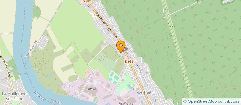 localisation de l'entreprise MONSIEUR STEPHANE DAUNIS  LE TRAIT