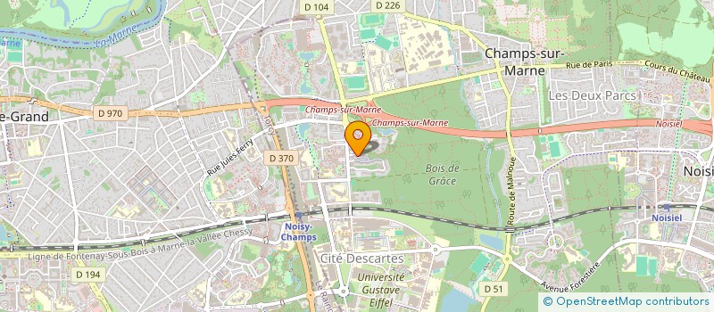 localisation de l'entreprise MONSIEUR STEPHANE DAVID KONATE  CHAMPS-SUR-MARNE