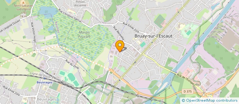 localisation de l'entreprise MONSIEUR STEPHANE-DAVID RICQUIERS à BRUAY-SUR-L'ESCAUT