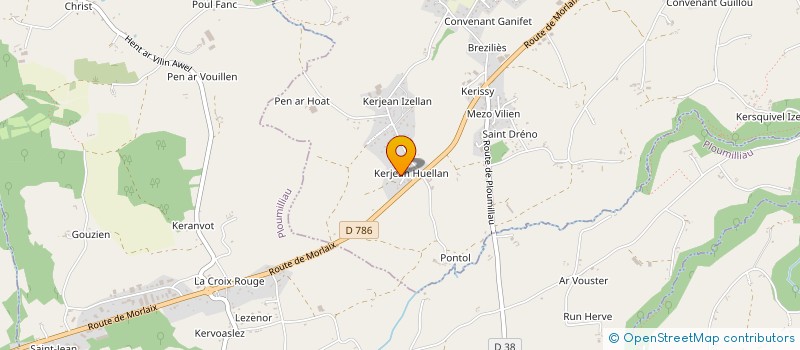 localisation de l'entreprise MONSIEUR STEPHANE DAVRANCHE  PLOULEC'H