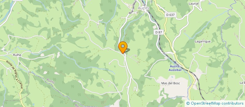 localisation de l'entreprise MONSIEUR STEPHANE DAYNAC  AUZITS