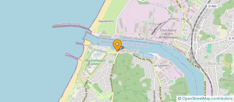 localisation de l'entreprise MONSIEUR STEPHANE DAZET  ANGLET