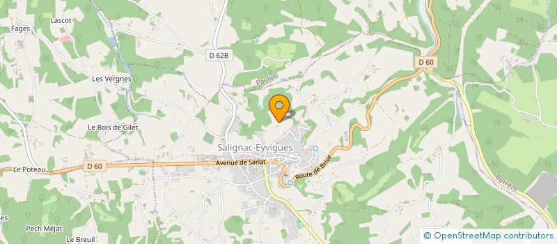 localisation de l'entreprise MONSIEUR STEPHANE DE ANGELI  ARCHIGNAC