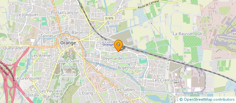 localisation de l'entreprise MONSIEUR STEPHANE DE BENEDETTI à ORANGE