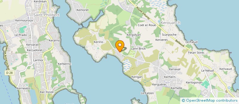 localisation de l'entreprise MONSIEUR STEPHANE DE BROUCKER  LOCMARIAQUER