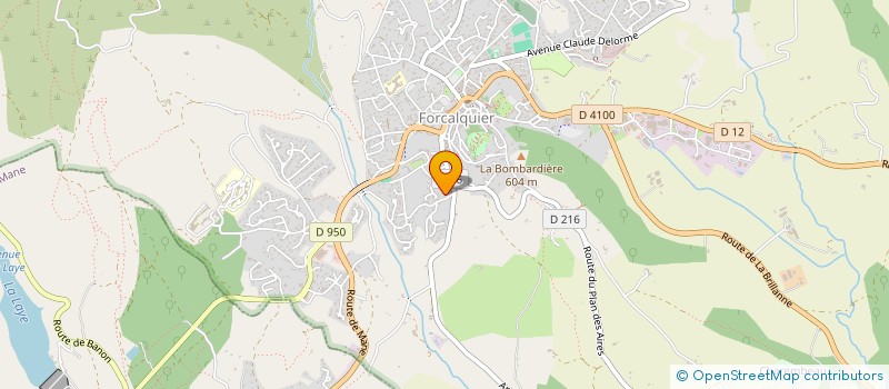 localisation de l'entreprise MONSIEUR STEPHANE DE COLIERE  FORCALQUIER