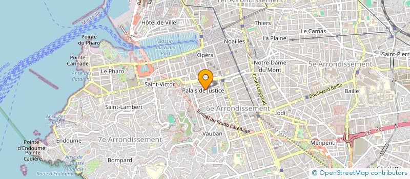 localisation de l'entreprise MONSIEUR STEPHANE DE FABRY à MARSEILLE