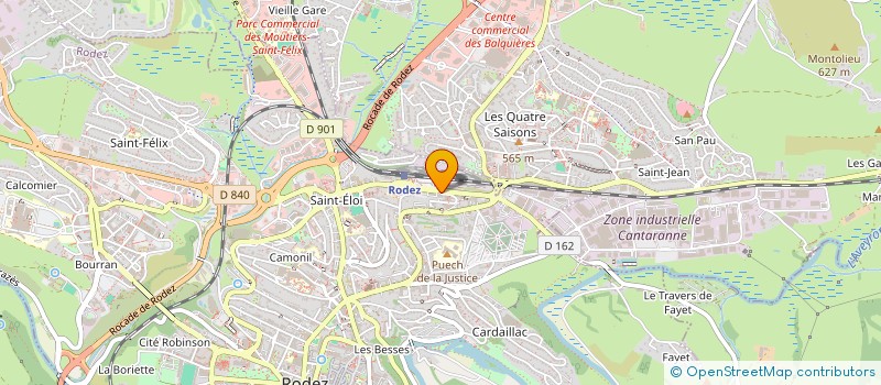 localisation de l'entreprise MONSIEUR STEPHANE DE LABRUSSE à RODEZ