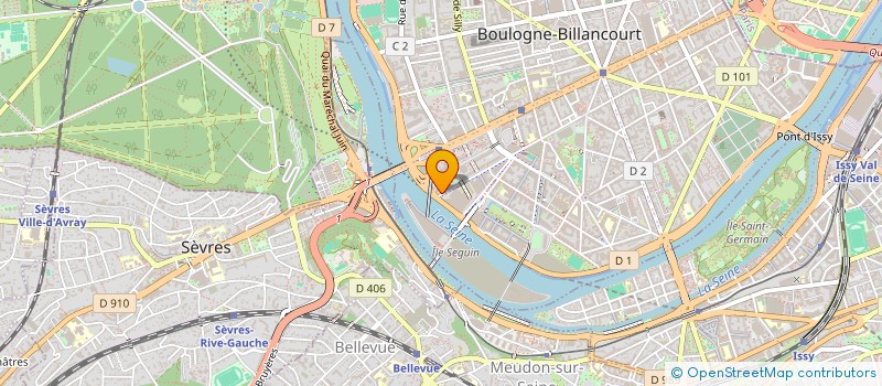 localisation de l'entreprise MONSIEUR STEPHANE DE LANGLAIS  BOULOGNE-BILLANCOURT