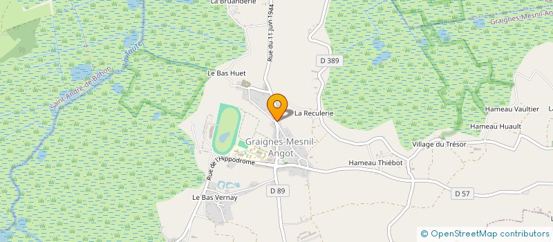 localisation de l'entreprise MONSIEUR STEPHANE DE LAUNAY  GRAIGNES-MESNIL-ANGOT