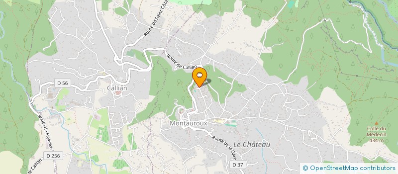 localisation de l'entreprise MONSIEUR STEPHANE DE ROBIEN  MONTAUROUX