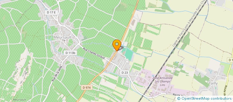 localisation de l'entreprise MONSIEUR STEPHANE DE SOUSA  MEURSAULT