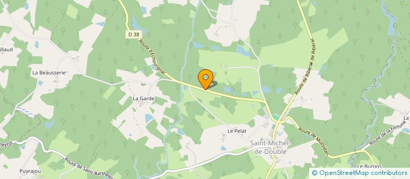 localisation de l'entreprise MONSIEUR STEPHANE DE THOURY  SAINT-MICHEL-DE-DOUBLE