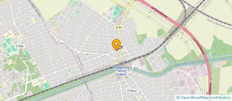 localisation de l'entreprise MONSIEUR STEPHANE DEBAR-MONCLAIR  MITRY-MORY