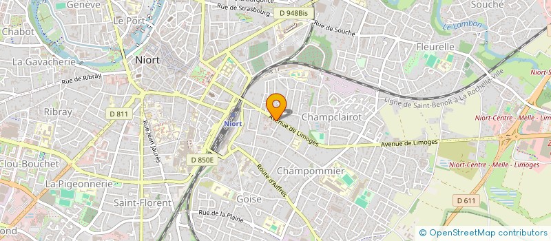 localisation de l'entreprise MONSIEUR STEPHANE DEBAUD à NIORT