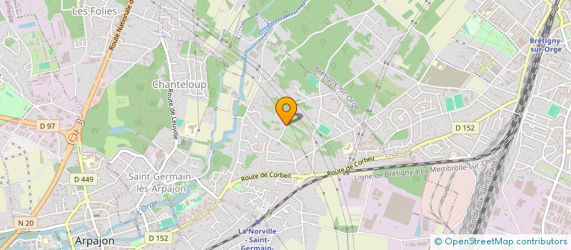 localisation de l'entreprise MONSIEUR STEPHANE DEBELUT à SAINT-GERMAIN-LES-ARPAJON