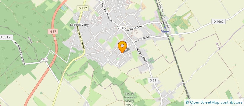 localisation de l'entreprise MONSIEUR STEPHANE DECOOL  VIMY