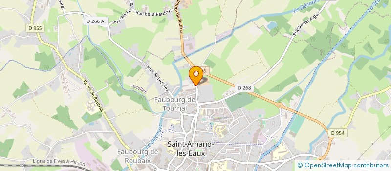 localisation de l'entreprise MONSIEUR STEPHANE DECROUEZ  HASNON