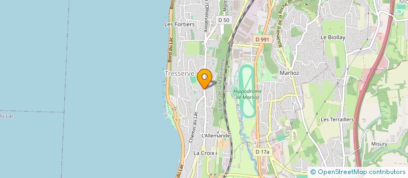 localisation de l'entreprise MONSIEUR STEPHANE DEFINOD  TRESSERVE