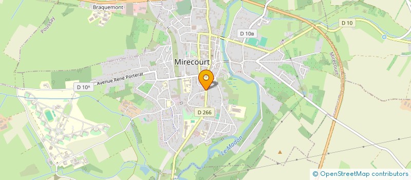 localisation de l'entreprise MONSIEUR STEPHANE DEFLIN  MIRECOURT