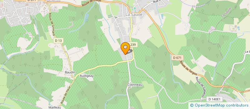 localisation de l'entreprise MONSIEUR STEPHANE DEFRAINE  CREON