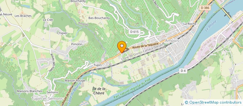 localisation de l'entreprise MONSIEUR STEPHANE DEGAINE  AMPUIS