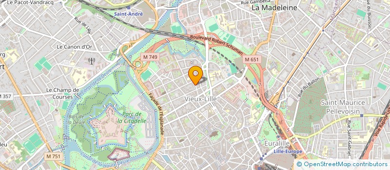 localisation de l'entreprise MONSIEUR STEPHANE DEGNIEAU à LILLE