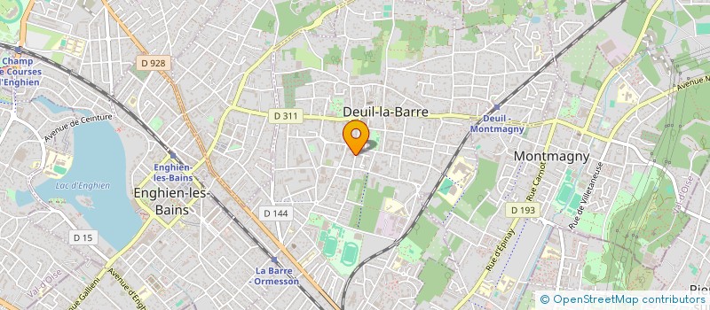 localisation de l'entreprise MONSIEUR STEPHANE DEGNY  DEUIL-LA-BARRE