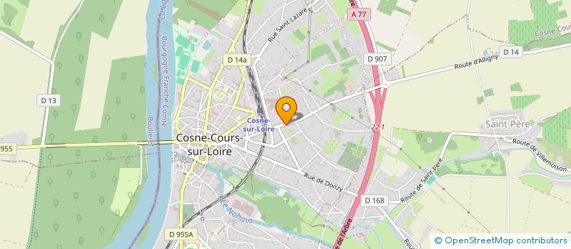 localisation de l'entreprise MONSIEUR STEPHANE DEGRIS à COSNE-COURS-SUR-LOIRE