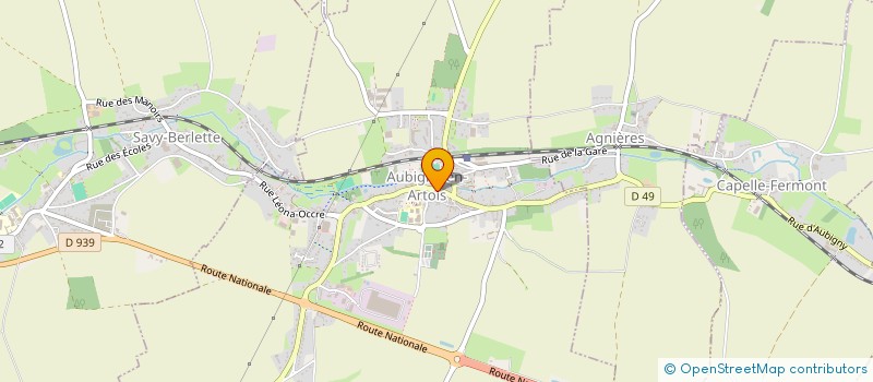 localisation de l'entreprise MONSIEUR STEPHANE DEHAIS  AUBIGNY-EN-ARTOIS