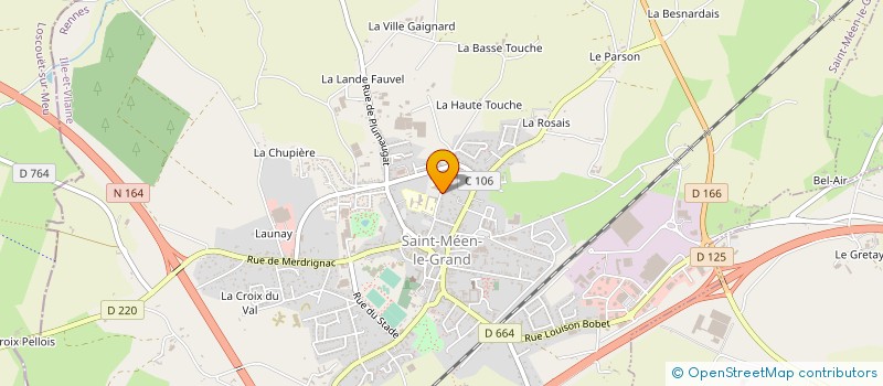 localisation de l'entreprise MONSIEUR STEPHANE DELAHAYE  SAINT-MEEN-LE-GRAND