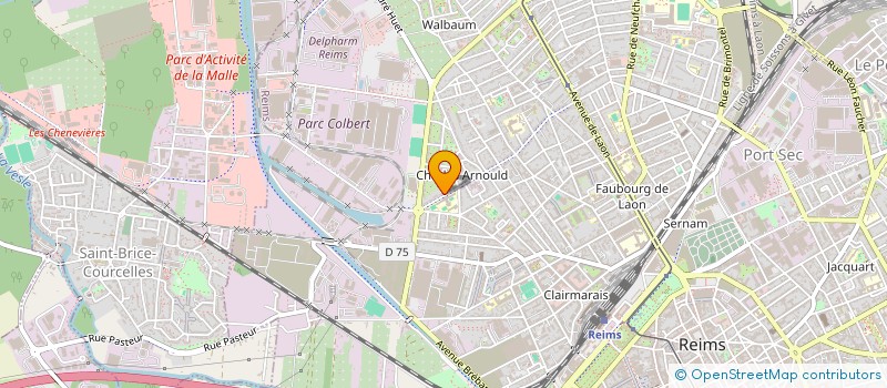 localisation de l'entreprise MONSIEUR STEPHANE DELANGHE  REIMS