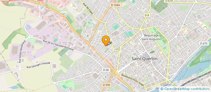 localisation de l'entreprise MONSIEUR STEPHANE DELAPORTE à SAINT-QUENTIN