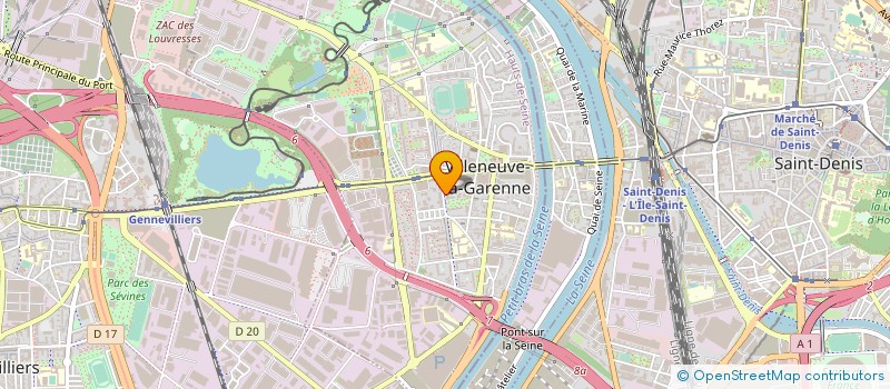 localisation de l'entreprise MONSIEUR STEPHANE DELAROCHE  VILLENEUVE-LA-GARENNE