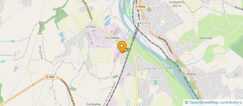 localisation de l'entreprise MONSIEUR STEPHANE DELAROQUE  HAUTERIVE