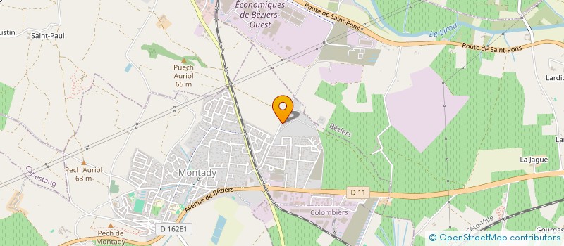 localisation de l'entreprise MONSIEUR STEPHANE DELAUNAY  MONTADY