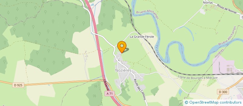 localisation de l'entreprise MONSIEUR STEPHANE DELAUNAY  NOZIERES