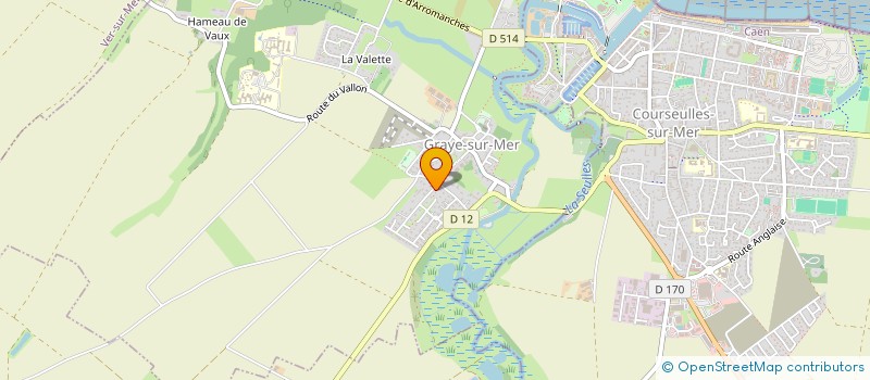 localisation de l'entreprise MONSIEUR STEPHANE DELAUNE  GRAYE-SUR-MER