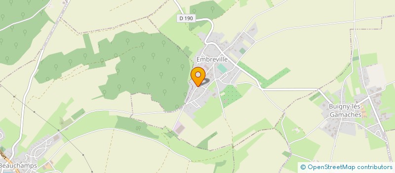 localisation de l'entreprise MONSIEUR STEPHANE DELAVALLE  EMBREVILLE