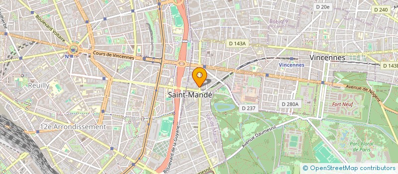 localisation de l'entreprise MONSIEUR STEPHANE DELBECQUE à SAINT-MANDE