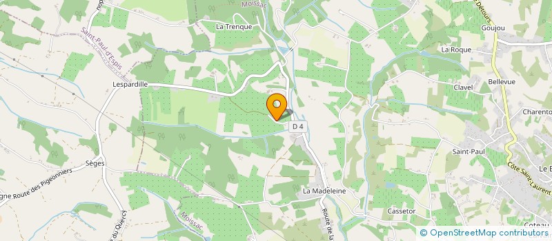 localisation de l'entreprise MONSIEUR STEPHANE DELCASSE à MONTESQUIEU