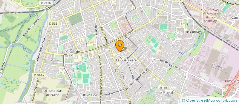 localisation de l'entreprise MONSIEUR STEPHANE DELFORGE à CAEN