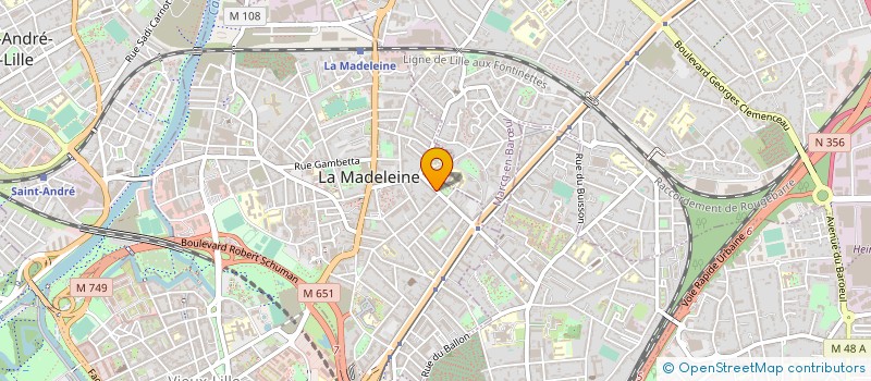 localisation de l'entreprise MONSIEUR STEPHANE DELHAYE à LA MADELEINE
