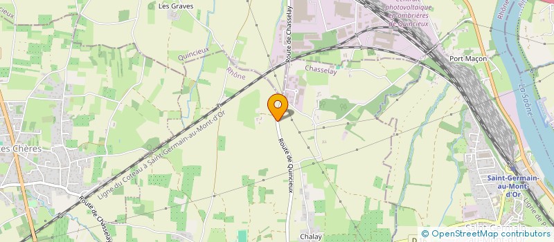 localisation de l'entreprise MONSIEUR STEPHANE DELORME  CHASSELAY