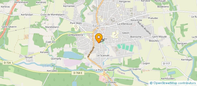 localisation de l'entreprise MONSIEUR STEPHANE DELOYE  BAUD