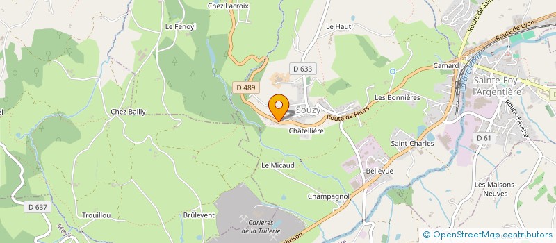 localisation de l'entreprise MONSIEUR STEPHANE DELPERIE  SOUZY