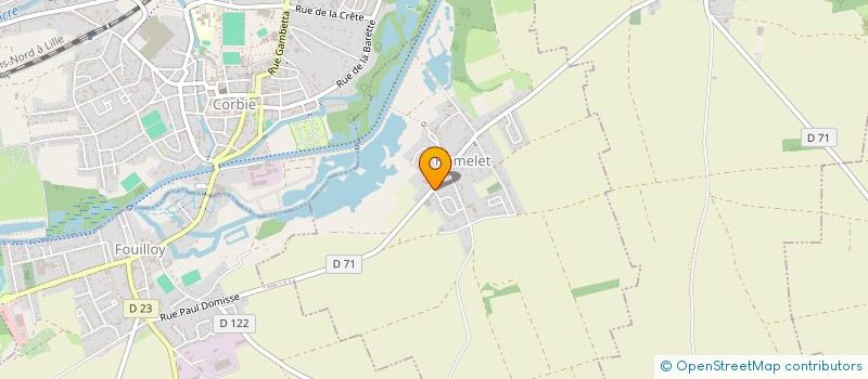 localisation de l'entreprise MONSIEUR STEPHANE DELPLANQUE  HAMELET