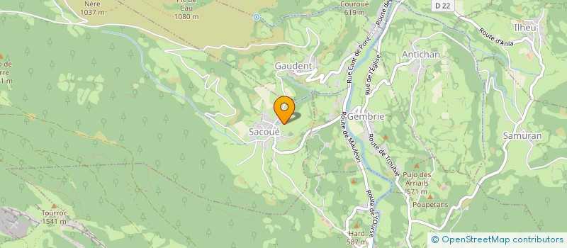 localisation de l'entreprise MONSIEUR STEPHANE DELPRAT  SACOUE