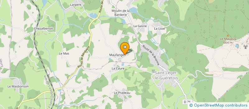 localisation de l'entreprise MONSIEUR STEPHANE DELUCHAT à LA BRIONNE